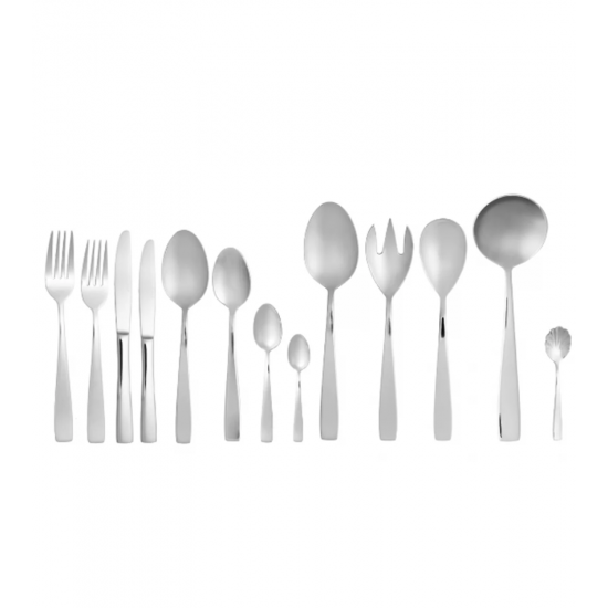 Faqueiro 101 Peças de Aço Inox Com Caixa Litografada Pisa